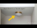 5-minute boob light fix! Update those outdated ceiling flush-mounts quickly and easily!