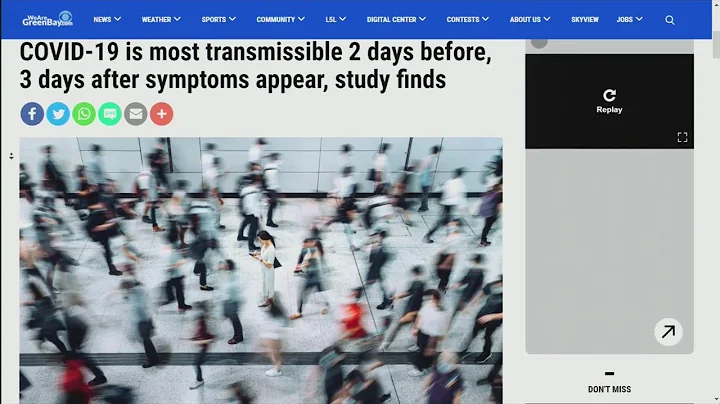 COVID-19 is most transmissible 2 days before, 3 days after symptoms appear, study finds