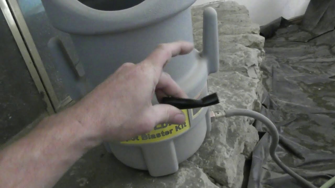 Harbor Freight Portable Abrasive Blaster Review Item 37025 YouTube