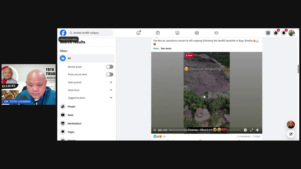 IBITAY ENRIQUE RAZON, SA "BINALIW LANDFILL" TRAGEDY -- 36 NA PATAY