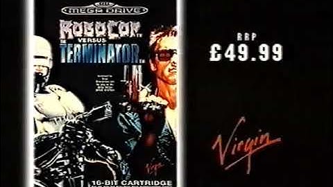 Robocop Versus The Terminator, Mega Drive (Virgin Games, 1993) UK TV ad