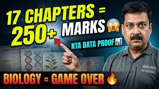 😱 Sirf 17 Chapters = 250+ Marks! NEET 2026 Biology | NTA Data Proof (2019–25)