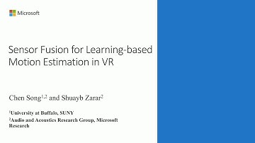 Sensor Fusion for Learning-based Motion Estimation in VR