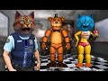 Я СТАЛ ЧИКОЙ ОХРАННИК / АНИМАТРОНИКИ ПУГАЮТ ОХРАННИКА / FNAF Garry's Mod КООП