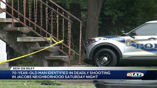 Coroner identifies 70-year-old man killed after Jacobs neighborhood shooting
