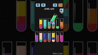 solve and solution water color sort game level 623