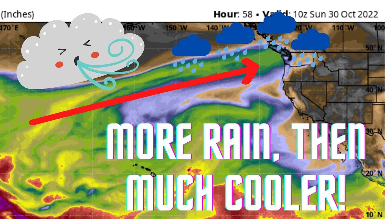 More rain and then much cooler air arrives! - YouTube