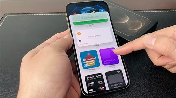 iPhone 12 Pro How to Add / Remove App Widgets