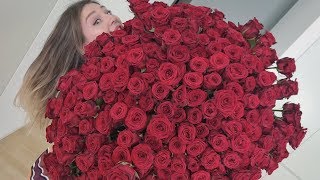 Julian überrascht mich mit dem größten Rosenstrauß der Welt 🌹 | Bibi