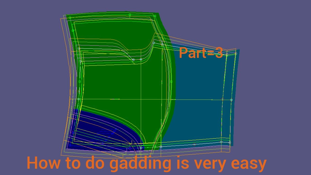 Gadding Wold How to do Gadding is very easy part 3 | pattern making - YouTube