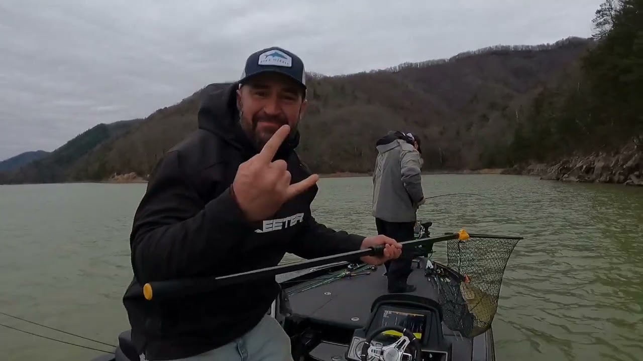December Bass Fishing Watauga Lake