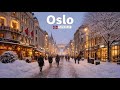 Oslo, Norway 🇳🇴 | Evening Walk | 4K HDR Walking Tour