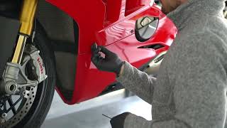 Ducati Panigale V4s Complete Oil Change