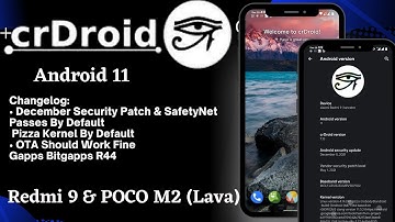 Update Review CRDROID 7.13 Android 11 Official | Redmi 9 | 9Prime | Poco M2