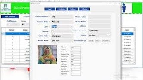 How to create Ms Access students database management system for school