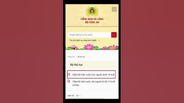 Cách làm CĂN CƯỚC cho trẻ dưới 14 tuổi online #căncước #làmcăncướcchotrẻem