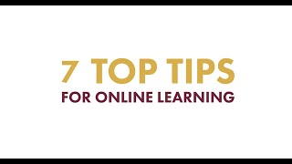 7 Tips for Online Learning
