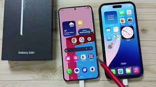 How to Reverse Charge Samsung Galaxy S25 Using iPhone 15/15 Pro Max | S25, S25+, S25 Ultra