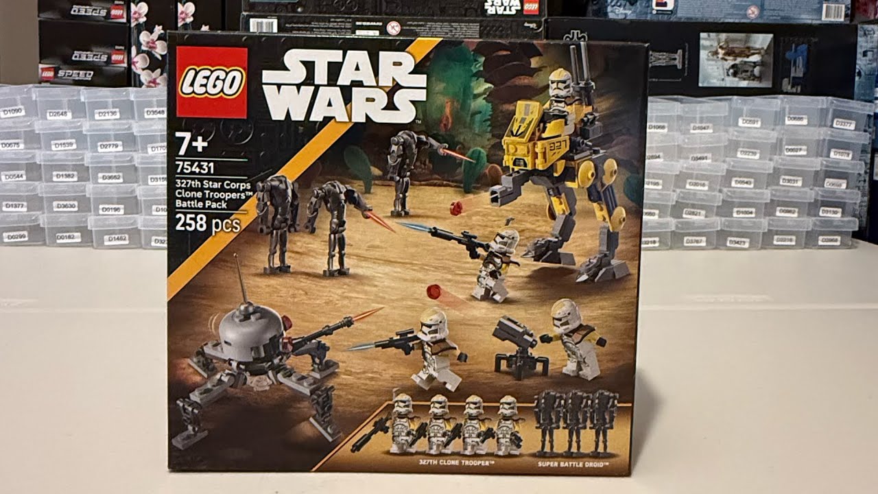 STAR WARS バトルパック クローンコマンダー327TH部隊セット 327th Star Corps Clone Troopers Battle Pack — Boing! Toy Shop