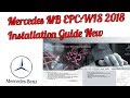 How to install mercedes mb epc  wis  asra net 2018 dec data