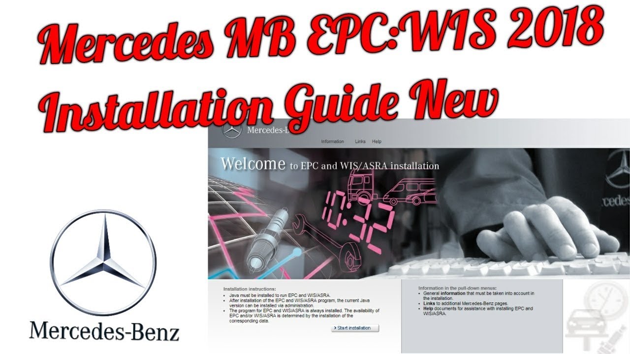 How To Install Mercedes (MB) EPC : WIS : ASRA net 2018 Dec. Data - YouTube