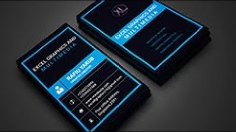 SIMPLE VERTICAL BUSINESS CARD DESIGN IN CORELDRAW TUTORIAL