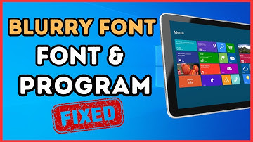 How To Fix Blurry Font And Program For HD Screens in Windows 11 | 2024 Latest Guide