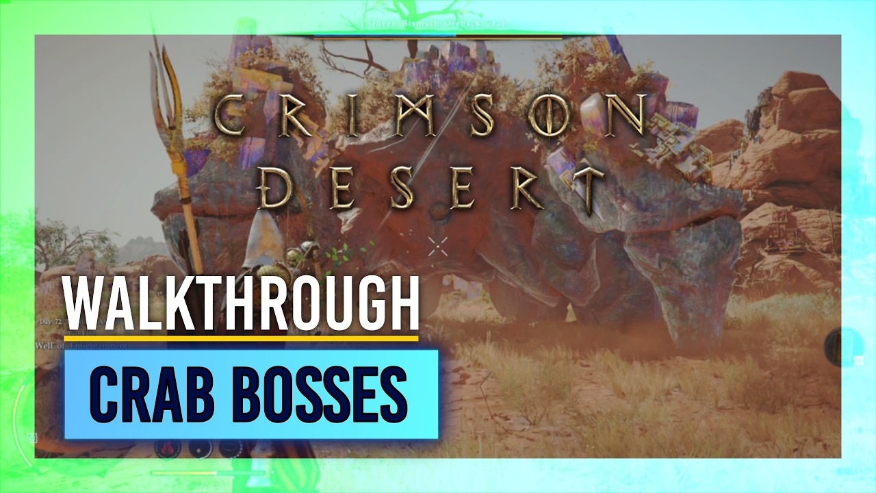 EASY Bismuth Oreback Crab & Queen Stoneback Crab Guide | Crimson Desert thumbnail