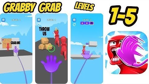 GRABBY GRAB Game - Walkthrough Gameplay Part 1 (iOS Android)