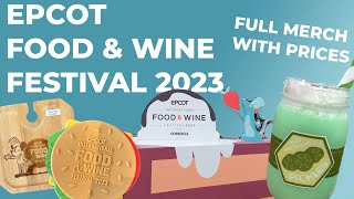 Epcot Food and Wine Festival 2023 (Full Merchandise Tour With Prices)