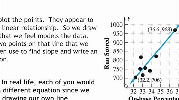 36.3 Correlation and Scatter Plots (2.4)