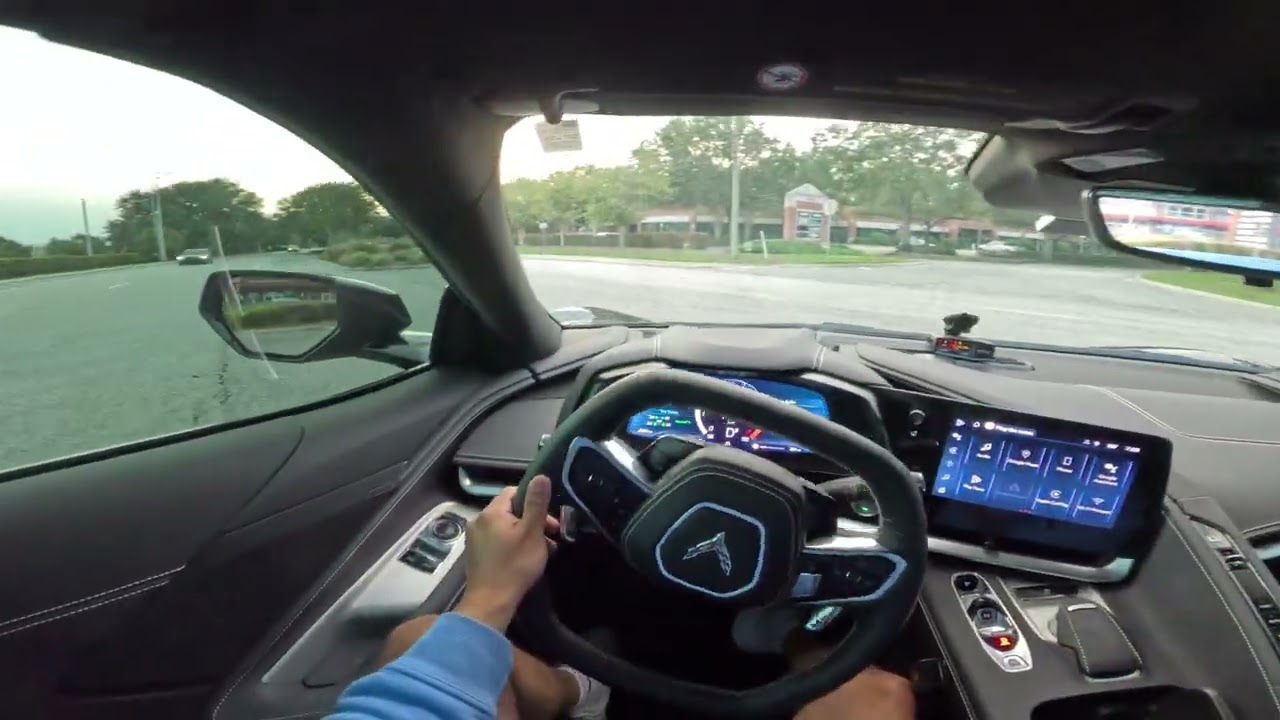 DRIVING POV: TAKING MY 2025 CHEVROLET CORVETTE C8 TO THE GYM – V8