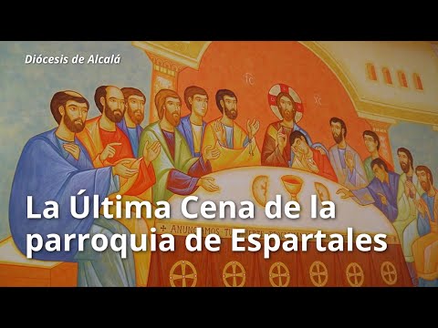 Así es "La Última Cena" de la parroquia de Espartales, en la diócesis de Alcalá de Henares