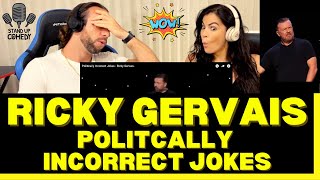 Ricky Gervais Politically Incorrect Jokes Reaction Video - RICKY TOOK ONE JOKE TOO FAR IN THIS ONE!