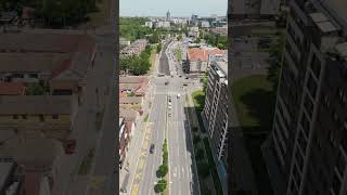 City Road Aerial 4K Dolby Vision – Urban Traffic &amp; Calm Day View