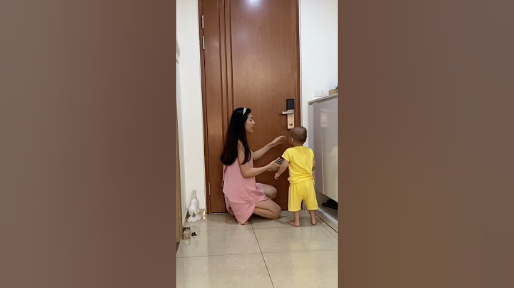 Dạy bé không tự ý mở cửa cho người lạ #beyeu #baby #babycute #nuoicon #funnybaby #funny #stranger