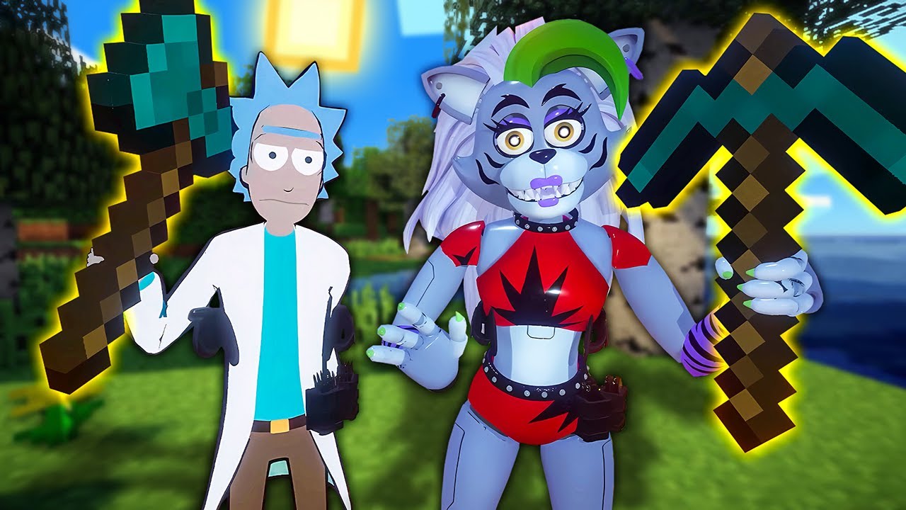 RICK I ROXY GRAJĄ W MINECRAFT | BONELAB - YouTube