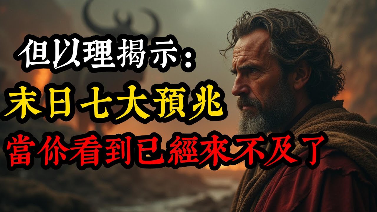 警醒！但以理書揭示的末日七大預兆，當你看到已經來不及了！最後的三年半：敵基督統治與基督再來！你準備好了嗎？