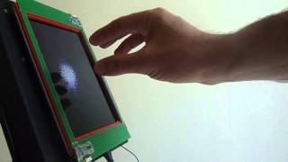 Fun with particles on OOTSIDEBOX Touchless Gesture Control Android platform