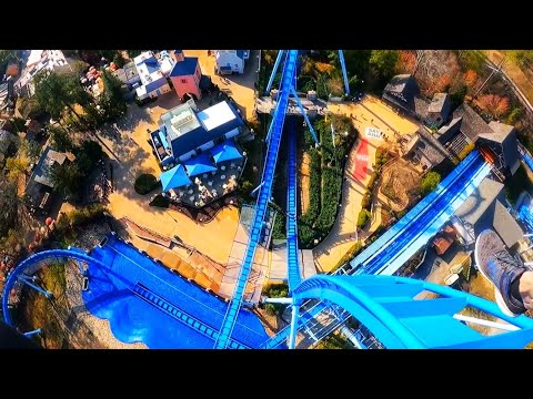Griffon FRESH REPAINT - Busch Gardens Williamsburg - On Ride Front Row POV GoPro Hero 9 2022