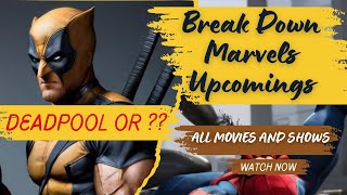 Marvels Upcoming Movie's And Shows | Marvel Movie Madness: 2024 & Beyond!