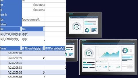 Khóa Học WinCC Unified Part 35: Reporting Create Reports With HMI Unified Panel
