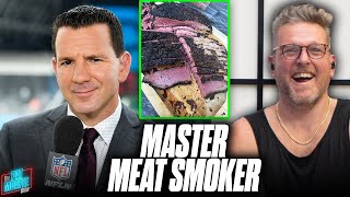 NFL Insider Ian Rapoport Smokes The Best Meat In Town \& We Didn't Know It | Pat McAfee Reacts