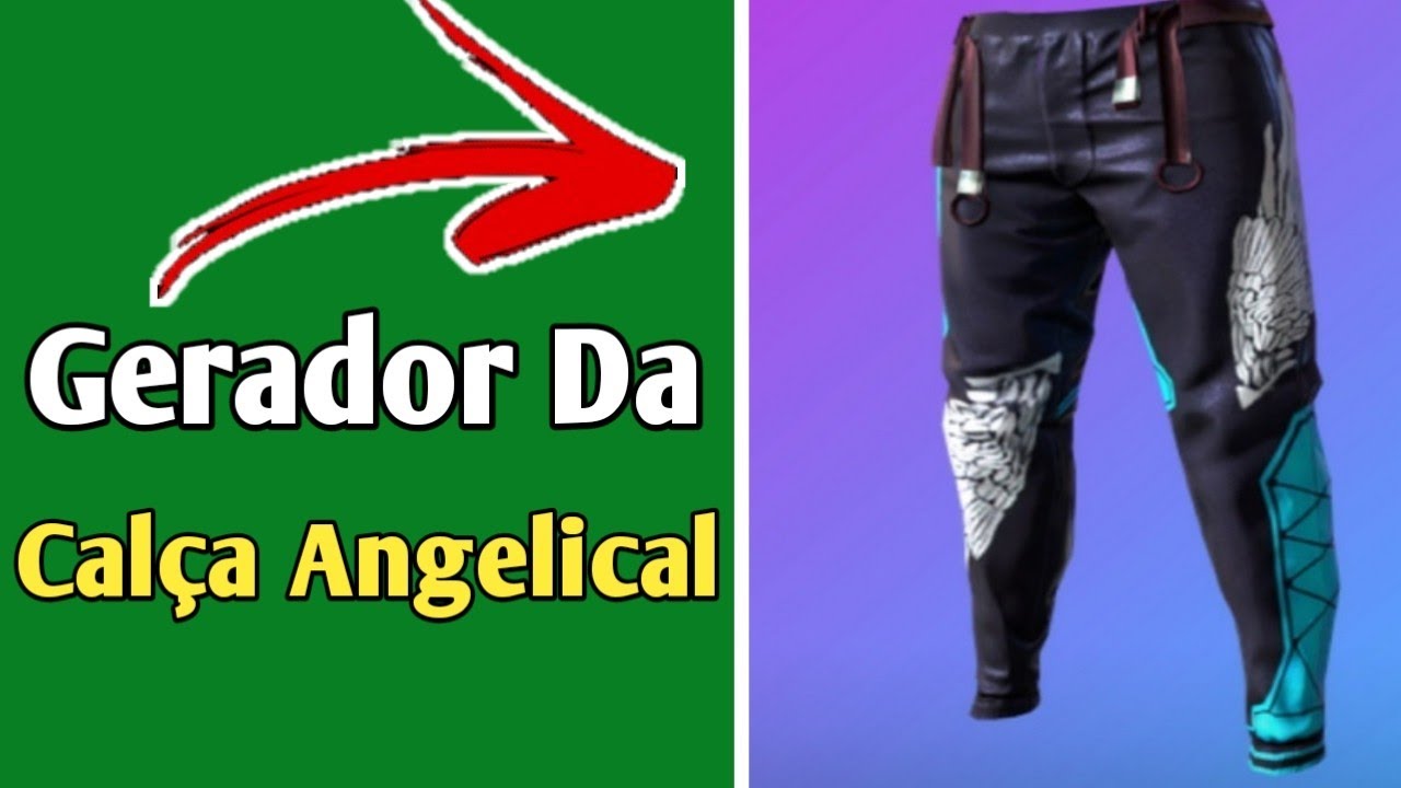 SAIU!! GERADOR DE CODIGUIN DA CALÇA ANGELICAL AMARELA/DOURADA TUDO DE GRAÇA CODIGUIN  INFINITO FF!! 