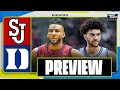 St. John's vs Duke Sweet 16 Preview 🏀