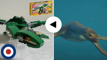 LEGO Creator 31058 Alternative build tutorial Plesiosaurus、レゴクリエイター31058をプレシオサウルスに組み替え