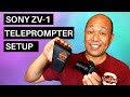 Use a Sony ZV1 with a Teleprompter! | G7x and Rx100 too!