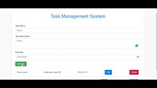 Task Management System using flask