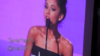 Ariana Grande wins Best Pop/Rock Female AMA'S 2015 (Behind The Scenes)