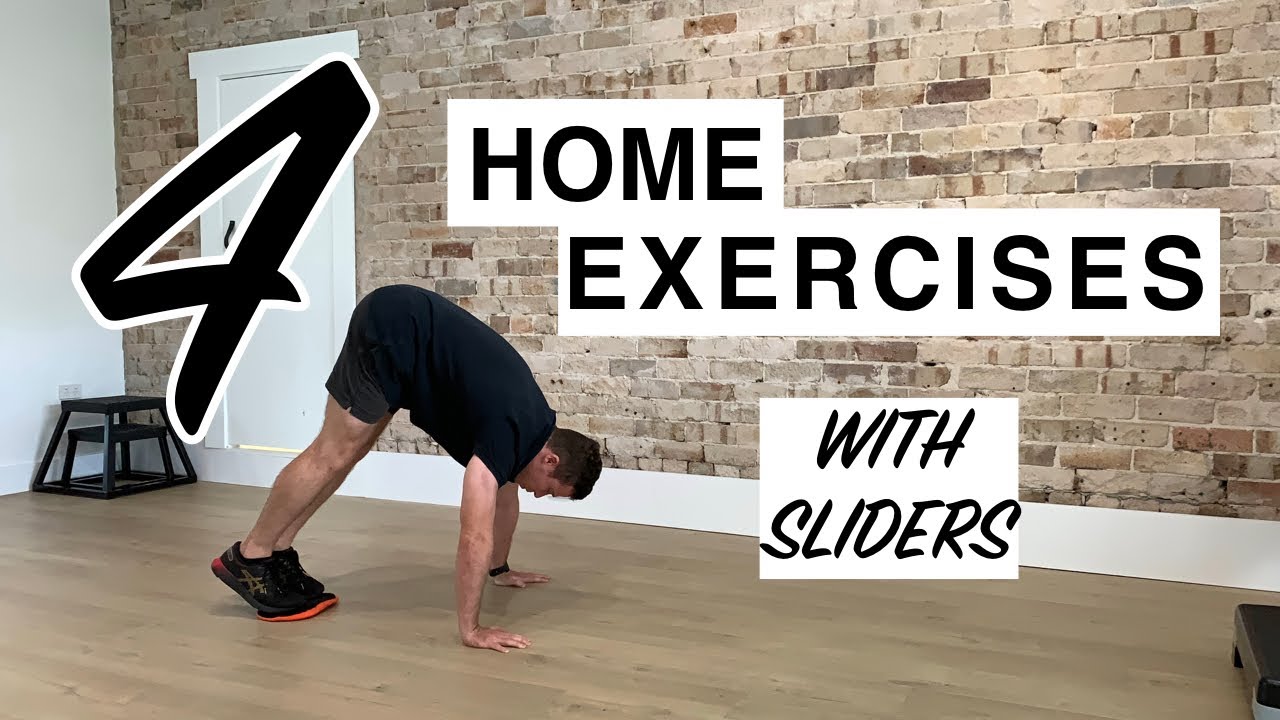 4 Home exercises using sliders YouTube